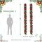 Set of 2 9ft Pre-Lit Christmas Garlands, with Warm White LED Lights with Timer, Three Function